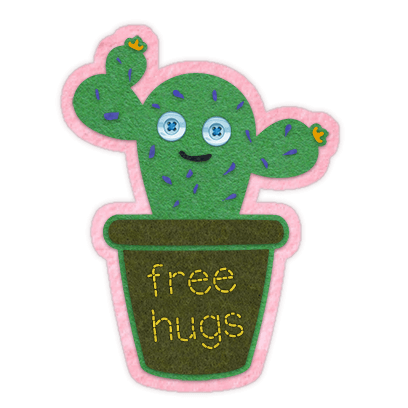 Cute Felt Patch Stickers messages sticker-3