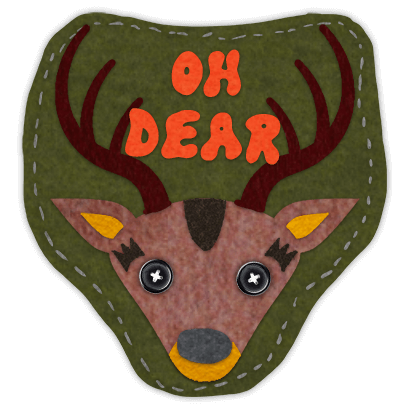 Cute Felt Patch Stickers messages sticker-11