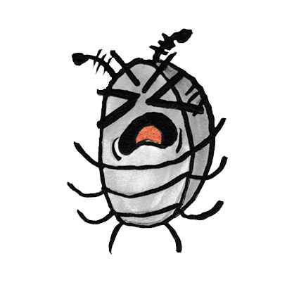 Sammy the Pillbug Stickers messages sticker-2