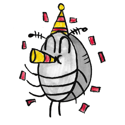 Sammy the Pillbug Stickers messages sticker-7
