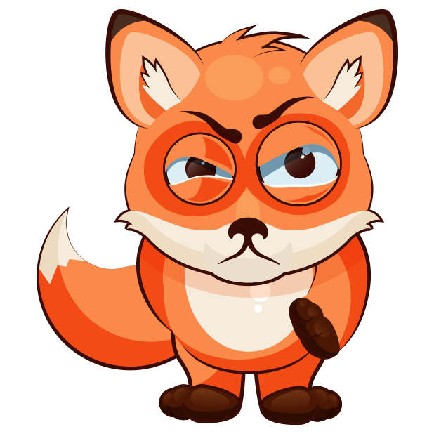 Fox Fun Emoji -Stickers messages sticker-5