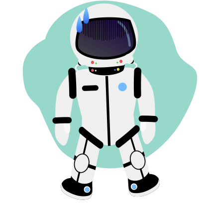 Space stickers by Cosmolander messages sticker-2