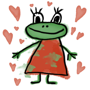 Funny Frogs Stickers messages sticker-0