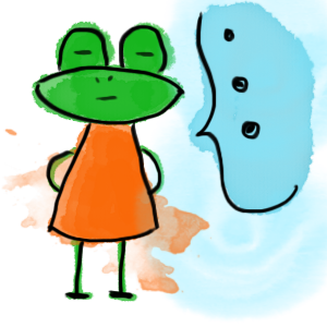 Funny Frogs Stickers messages sticker-10