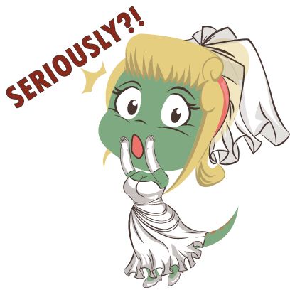 Bridezilla by Planestry messages sticker-3