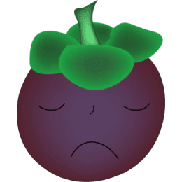 Cute Mangosteen stickers by Hang for iMessage messages sticker-2