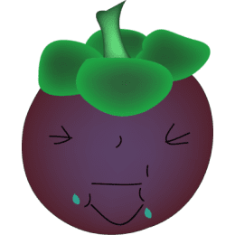 Cute Mangosteen stickers by Hang for iMessage messages sticker-4