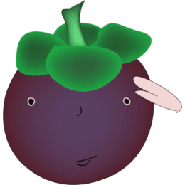Cute Mangosteen stickers by Hang for iMessage messages sticker-10
