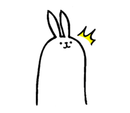 Weird long leg rabbit 2 - Stickers for iMessage messages sticker-4