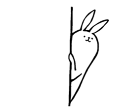 Weird long leg rabbit 2 - Stickers for iMessage messages sticker-6
