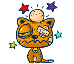 Dooral the silly cat - Stickers for iMessage messages sticker-10