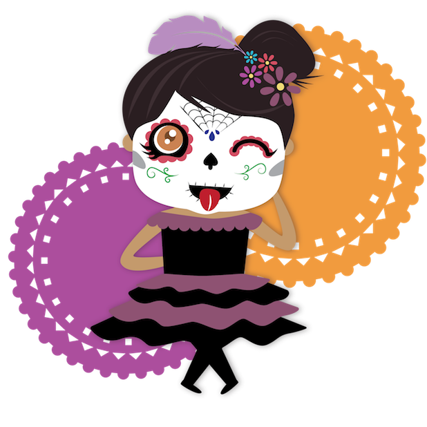 Dulce's Day of the Dead messages sticker-4
