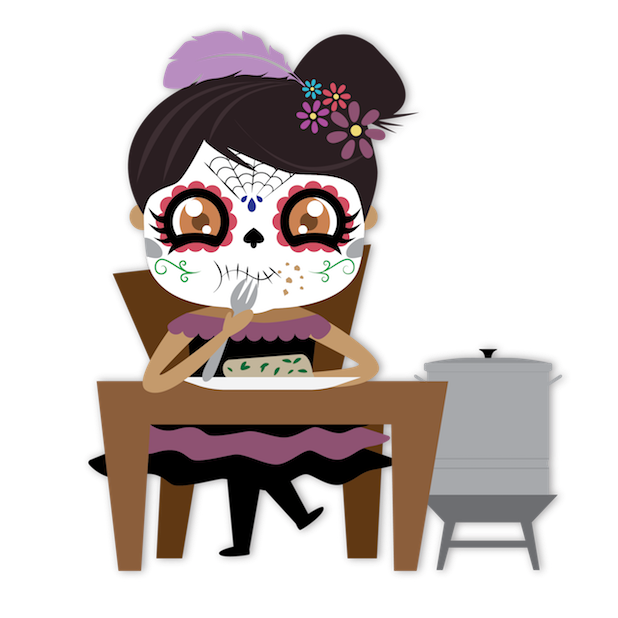 Dulce's Day of the Dead messages sticker-9