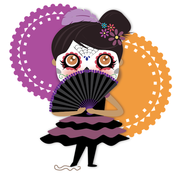 Dulce's Day of the Dead messages sticker-5