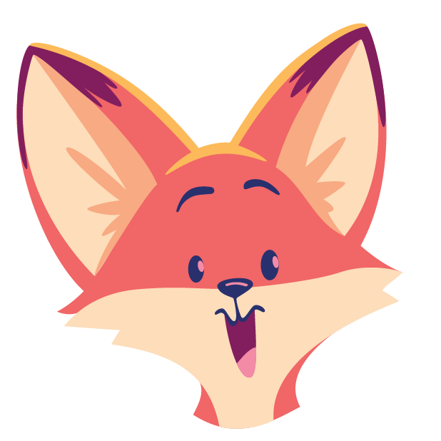 The Happy Fox Stickers messages sticker-0