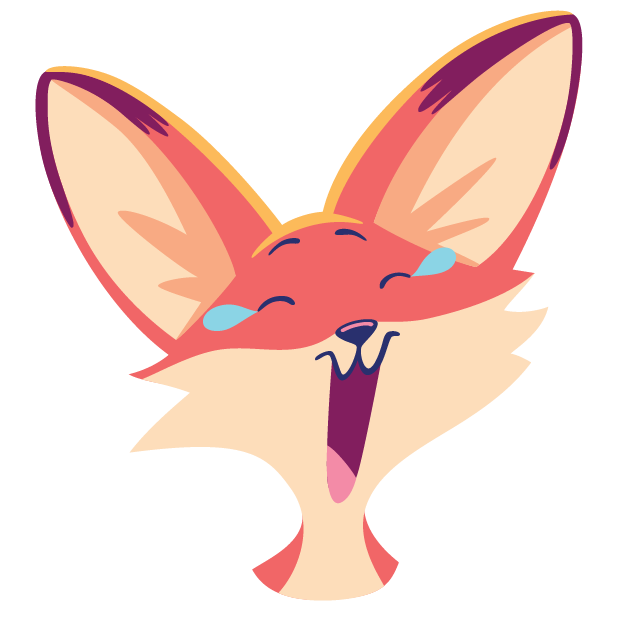 The Happy Fox Stickers messages sticker-8