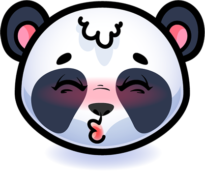Emotion Panda Sticker - Emoji messages sticker-1