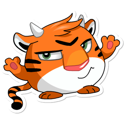Orange Tiger messages sticker-5