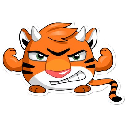 Orange Tiger messages sticker-6