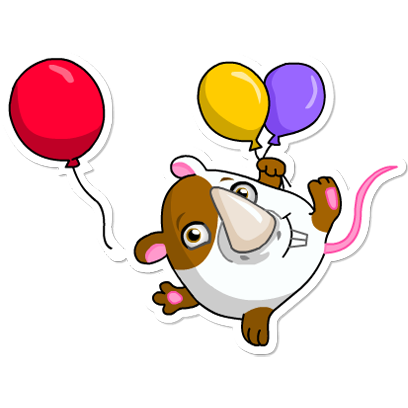Cute Hamster messages sticker-3