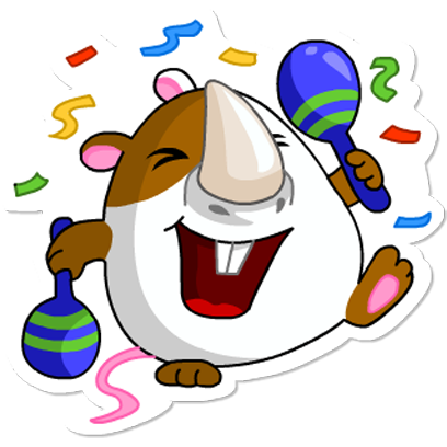 Cute Hamster messages sticker-2