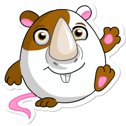 Cute Hamster messages sticker-5