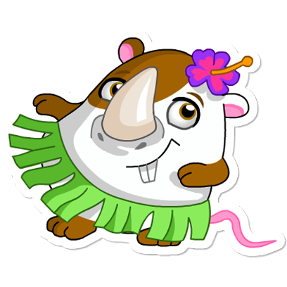 Cute Hamster messages sticker-1