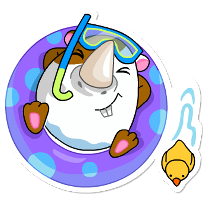 Cute Hamster messages sticker-4