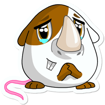 Cute Hamster messages sticker-9