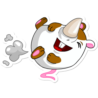 Cute Hamster messages sticker-8