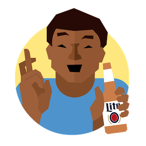 Football Stickers by Miller Lite messages sticker-2