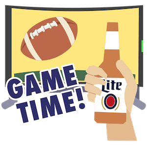 Football Stickers by Miller Lite messages sticker-5
