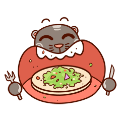 猫子表情包-超可爱动态贴纸 messages sticker-9