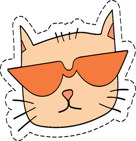 Cats and Dogs : Fashion Patches messages sticker-4