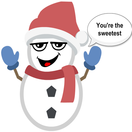 Silly Christmas Snowman messages sticker-9