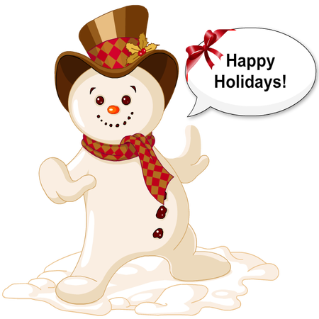 Silly Christmas Snowman messages sticker-0