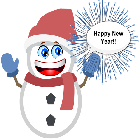 Silly Christmas Snowman messages sticker-5