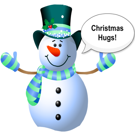 Silly Christmas Snowman messages sticker-1
