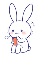 Rabbit Fun Stickers Chat messages sticker-4