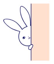 Rabbit Fun Stickers Chat messages sticker-9