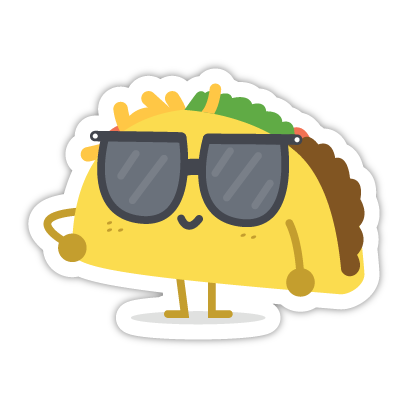 Let's Taco Bout It messages sticker-5