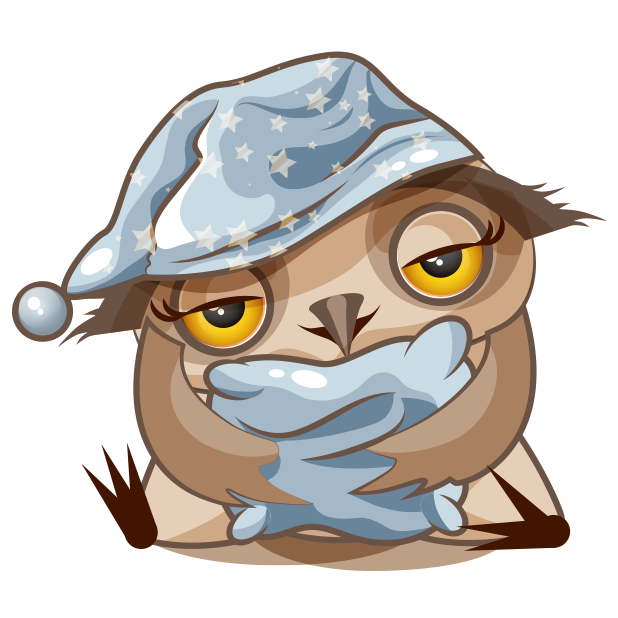Chubby Owls Stickers messages sticker-0