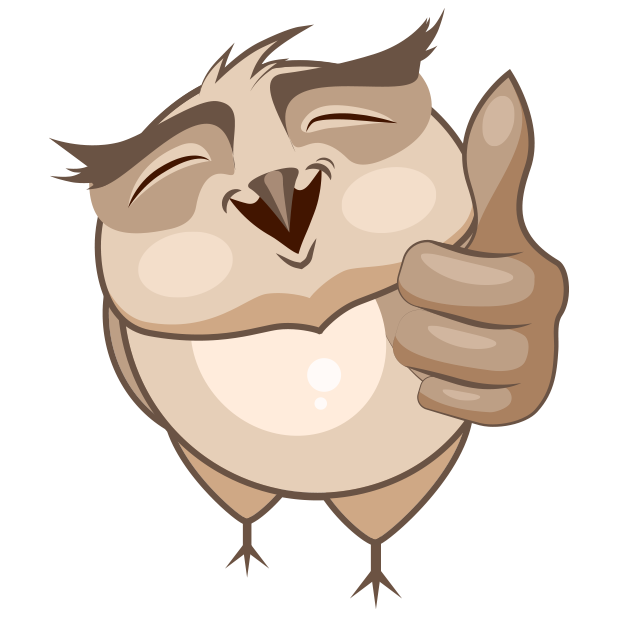 Chubby Owls Stickers messages sticker-7