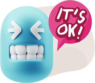 3D Thank You, Sorry, Never Mind, It's Okay! messages sticker-8