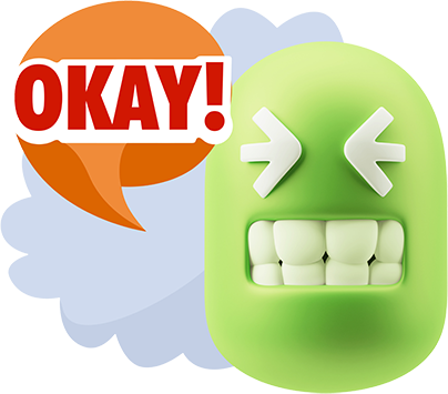 3D Thank You, Sorry, Never Mind, It's Okay! messages sticker-0