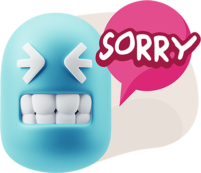 3D Thank You, Sorry, Never Mind, It's Okay! messages sticker-3