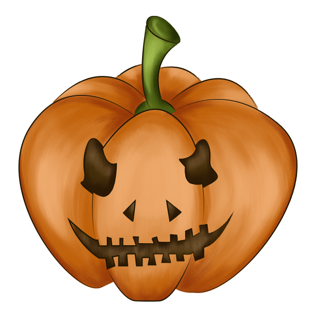 Halloween Pumpkin Original messages sticker-3