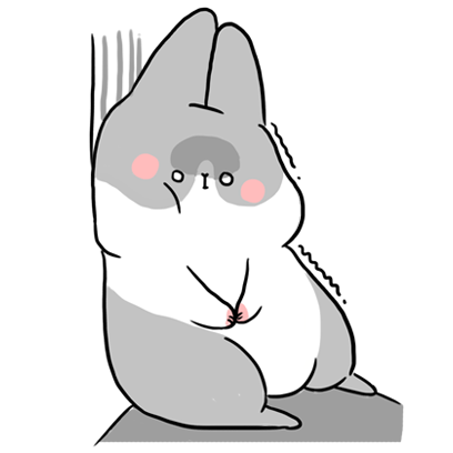 芝麻兔 messages sticker-11