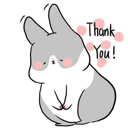 芝麻兔 messages sticker-9