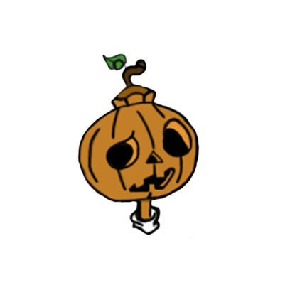 Jack-O-pumkin messages sticker-0